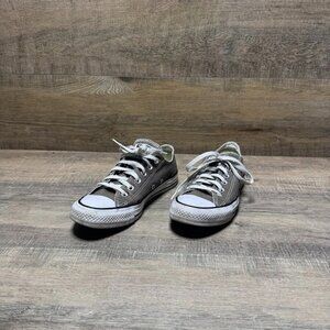 Converse Chuck Taylor All Star Grey Canvas Sneakers Women's Size 7